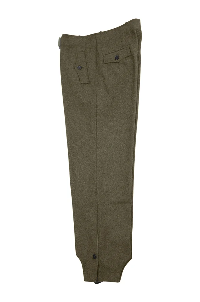   Wehrmacht German Assault Gunner Brown Wool Trousers German-Uniform