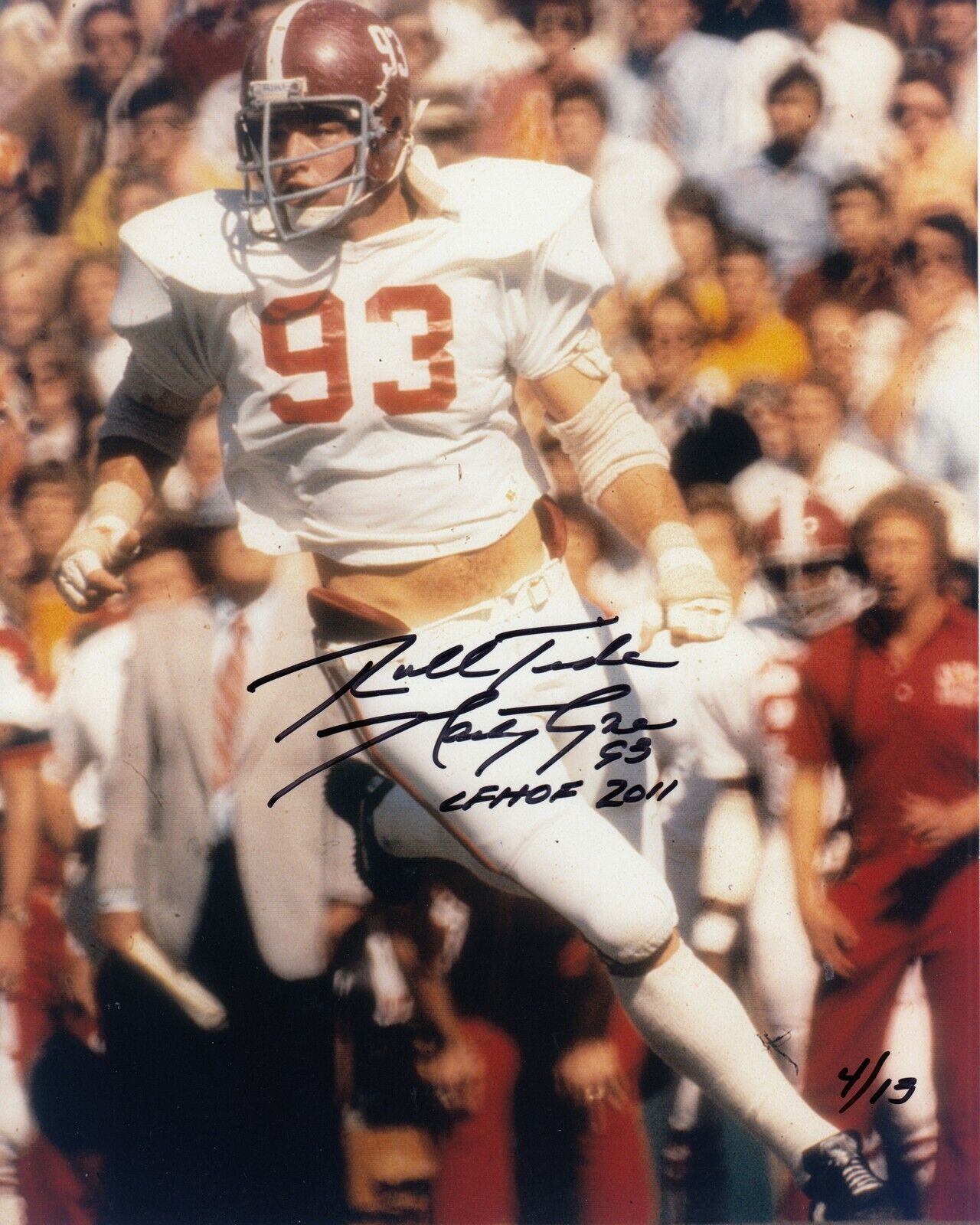 Marty Lyons #0 Signed Photo Poster painting 8x10 W/COA Alabama Crimson Tide 031019