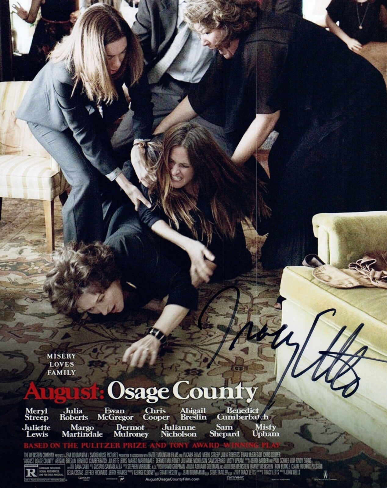 Tracy Letts Signed Autographed 8x10 Photo Poster painting August: Osage County Writer COA VD