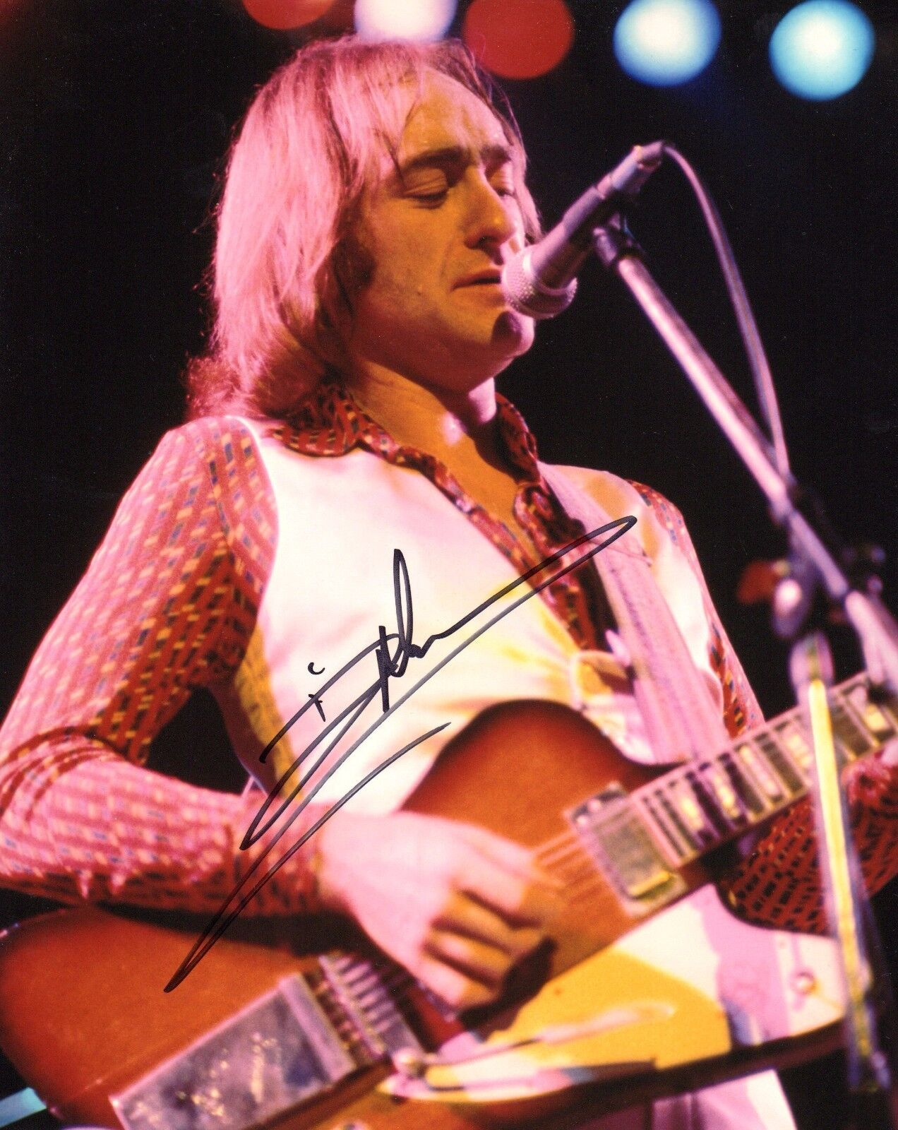 GFA Traffic Guitarist * DAVE MASON * Signed Autographed 8x10 Photo Poster painting PROOF D1 COA