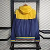 2023/2024 Barcelona Windbreaker(Yellow-Navy Blue)Football Shirt 1:1 Thai Quality