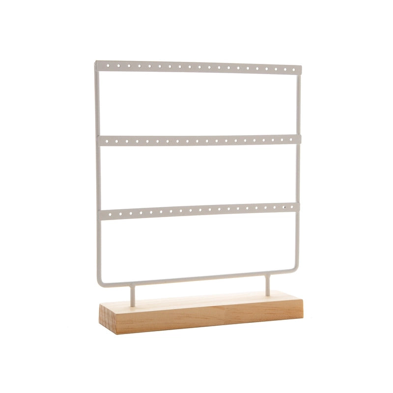 Hot Selling Jewelry Rack Earrings Display Stand Removable Wooden Bottom Earrings Jewelry Earrings Storage Rack
