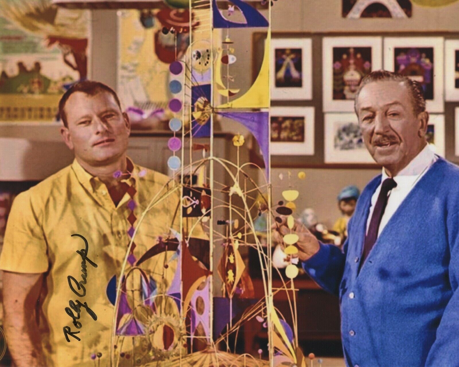 ROLLY CRUMP SIGNED AUTOGRAPH 8X10 Photo Poster painting DISNEY IMAGINEER #3