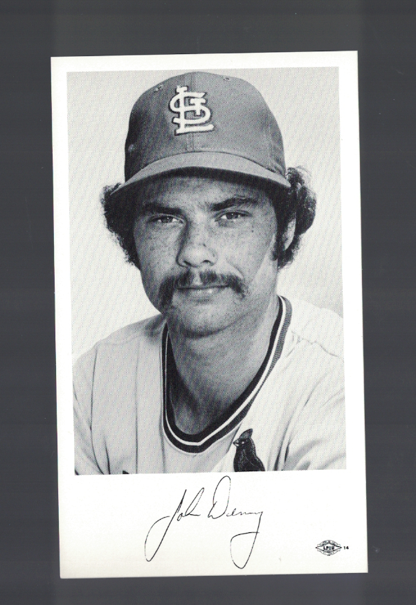 John Denny St. Louis Cardinals 3 1/4 x 5 1/2