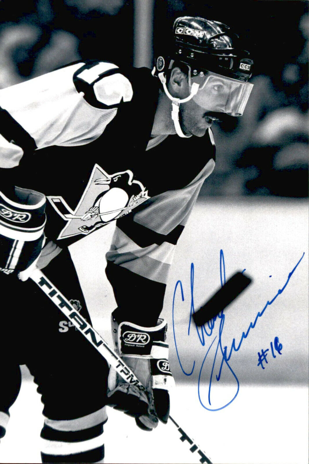 Charlie Simmer SIGNED autographed 4x6 Photo Poster painting PITTSBURGH PENGUINS