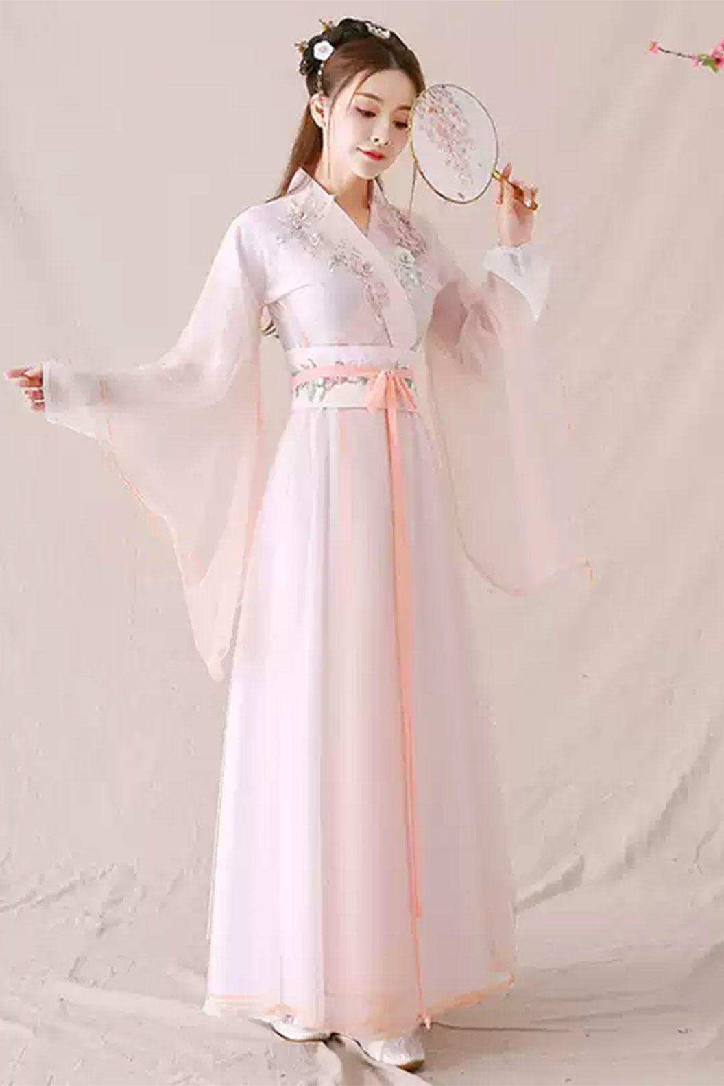 Wei Jin dynasty  hanfu chinese ancient style fairy air dance performance hanfu dress - danjinyifeng 丹襟遗风  Stupa Stones
