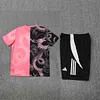 2025/2026 Real Madrid Pre-Match Training Black Pink Shirt+Shorts 1:1 Thai Quality
