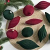 27PCS Christmas's Tree Velvet Decor Hanging Balls Set