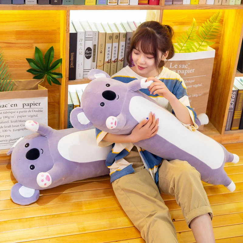 Mewaii® Cuteee Family Long Purple Plush Koala Body Pillow For Gift