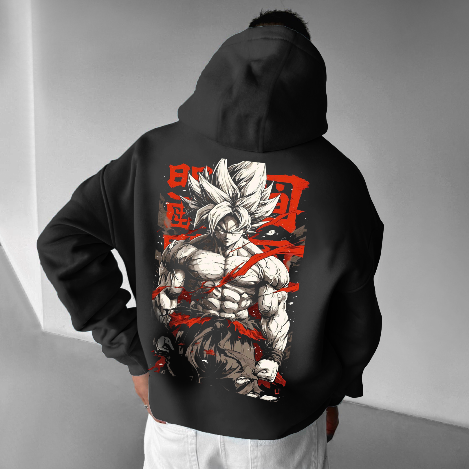 Oversize Racing Car Hoodie / TECHWEAR CLUB / Techwear