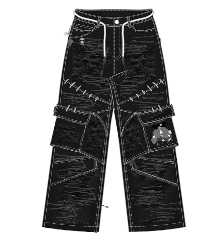 "Cruel Fate" Cargo Pants