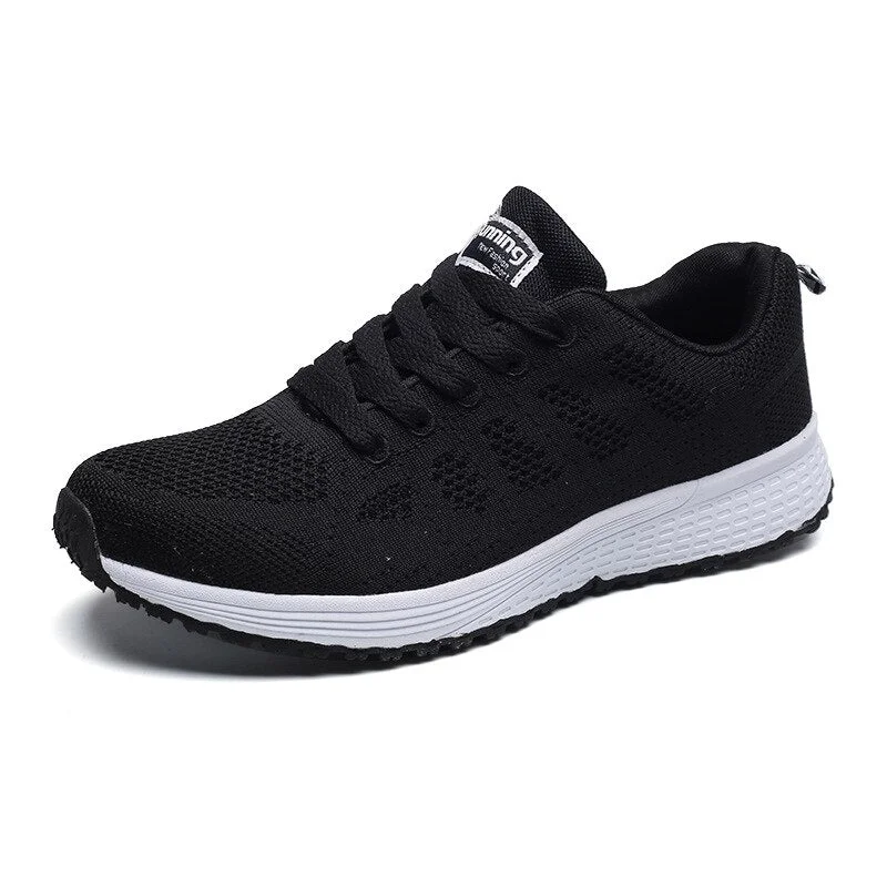 Women Casual Shoes Fashion Breathable Walking Mesh Flat Shoes Sneakers Women 2021 Gym Vulcanized Shoes White Female Footwear