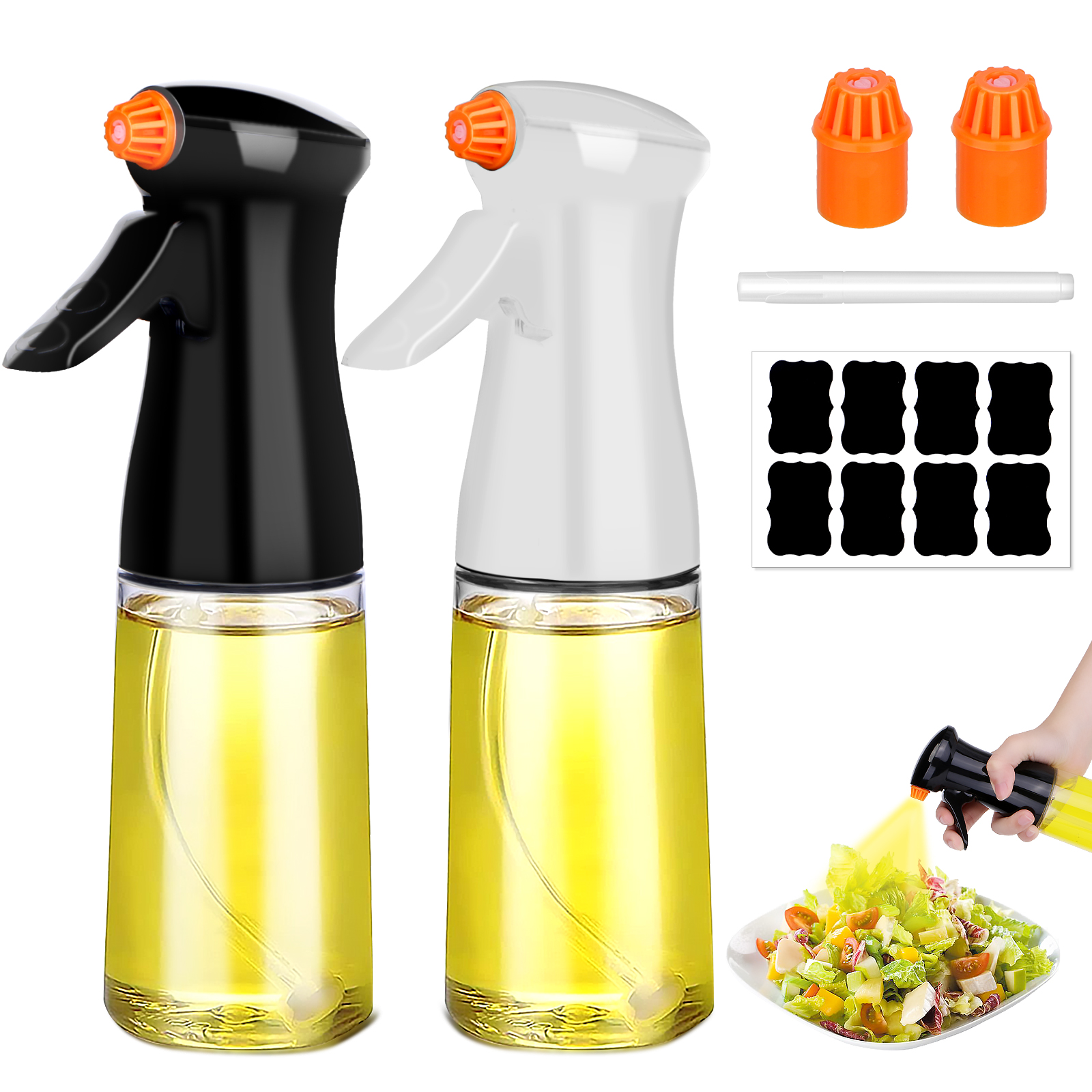 

Oil Sprayer for Cooking Kit Black and White, 501 Original