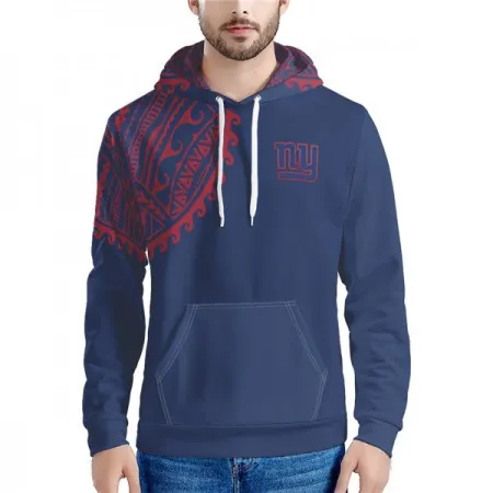 Men's New York Giants Blue Hoodie VGUP