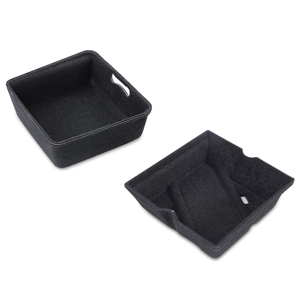

2pcs Flocking Car Central Armrest Storage Box for Tesla Model 3/ Y 2021, 501 Original