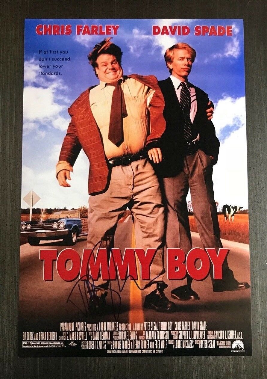 * DAVID SPADE * signed autographed 12x18 poster Photo Poster painting * TOMMY BOY * 1