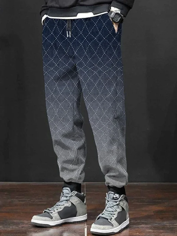 Men's autumn and winter new temperament fashion slim plaid vest