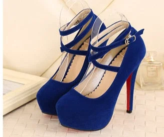 2022 New High Heels For Women's With Red Bottom Platform Stiletto Sexy Shoes Large Size 35-46