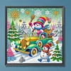 Schneemann 5d DIY Diamond Art Malerei Sets spezielle Form Teilbohrer Kunst 30x30cm