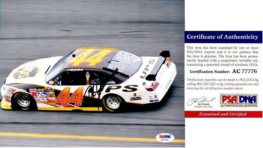 Dale Jarrett Signed Autographed Auto Racing UPS 8x10 inch Photo Poster painting + PSA/DNA COA