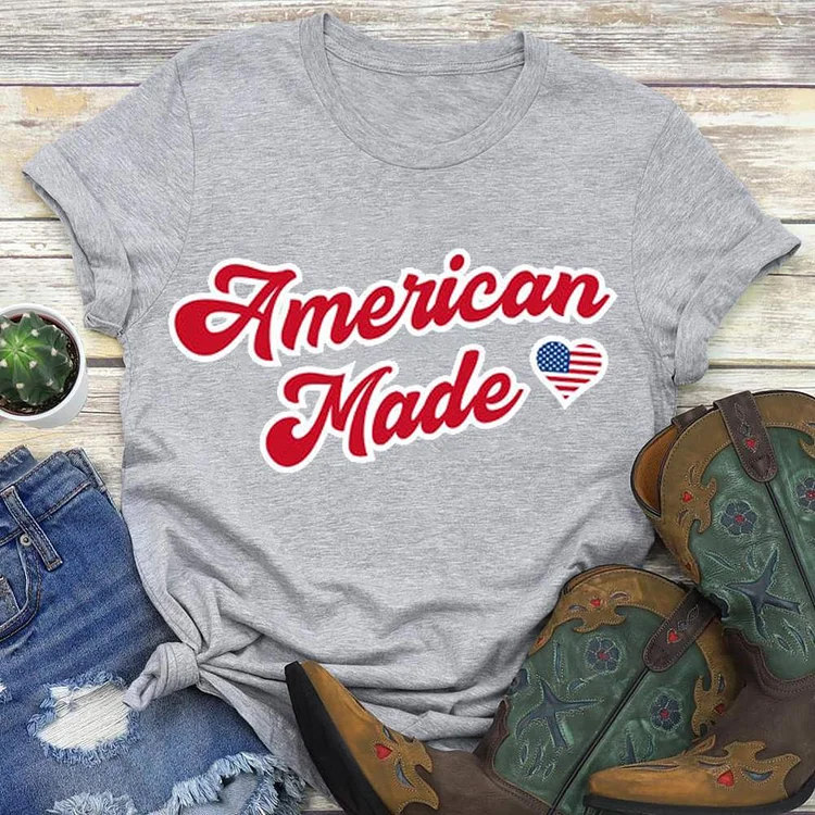 Independence Day Print Letter T-shirt-Annaletters