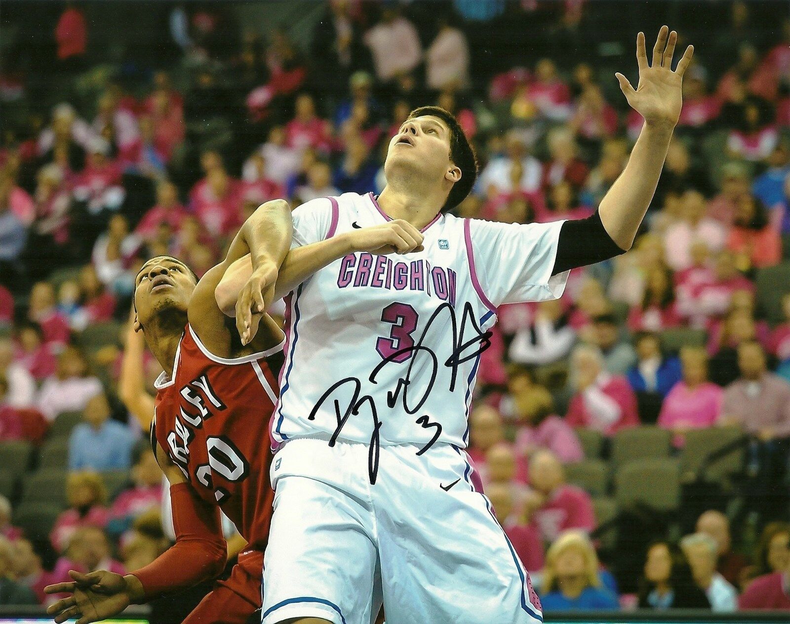 DOUG McDERMOTT HAND SIGNED CREIGHTON BLUE JAYS 8X10 Photo Poster painting W/COA