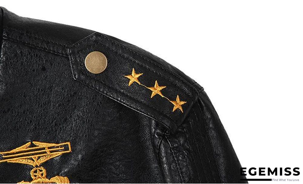Faux Leather Jacket Men Windproof Outwear Military Army Pilot Bomber PU Leather Jacket Coat 6XL | EGEMISS