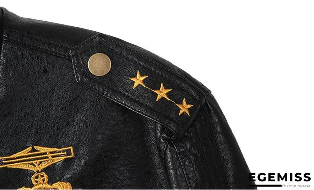 Faux Leather Jacket Men Windproof Outwear Military Army Pilot Bomber PU Leather Jacket Coat 6XL | EGEMISS