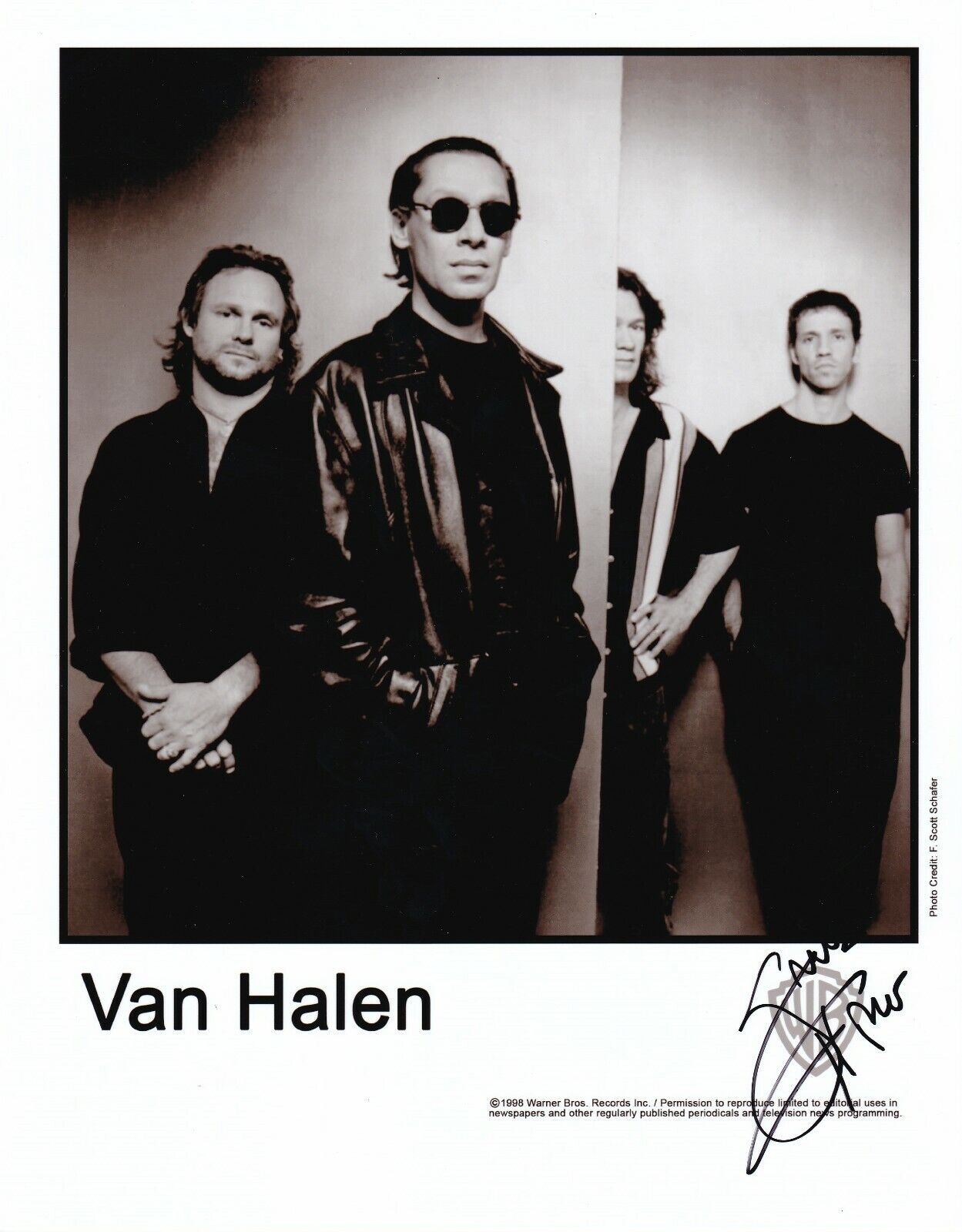 Gary Cherone REAL hand SIGNED Promo Photo Poster painting #1 COA Autographed Extreme Van Halen