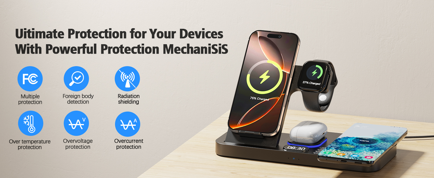 dual phone charging station
