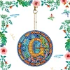 Diamond Painting Double Sided Letters G Keychain Pendant
