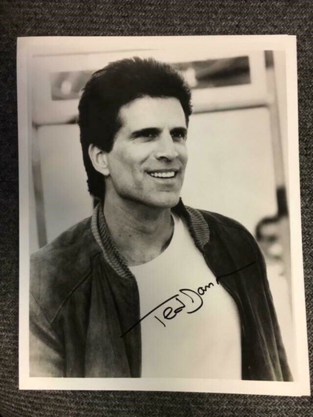 Ted Danson Cheers!! Autographed 8x10 Photo Poster painting w/ Auction House COA