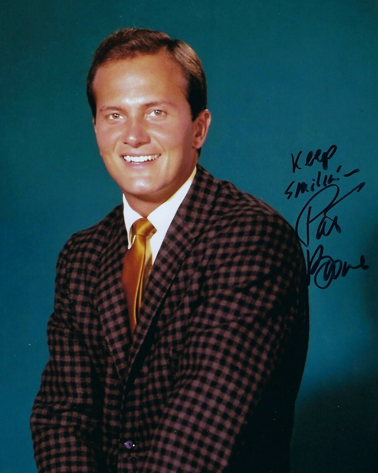 GFA The Chevy Showroom * PAT BOONE * Signed 8x10 Photo Poster painting P1 COA