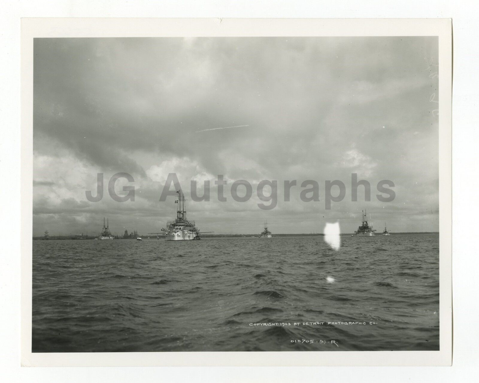 United States Navy - Vintage 8x10 Publication Photo Poster painting - North Atlantic Squadron