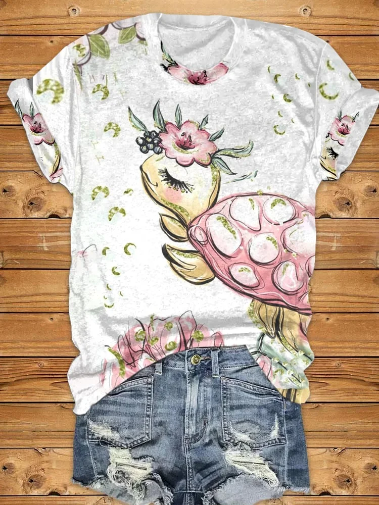 🔥Buy 3 Get 10% Off🔥Beach Vacation Casual Print T-Shirt
