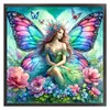 Colorful Butterfly Fairy-11CT Stamped Cross Stitch 50*50cm/19.69*19.69in tapestrymarket