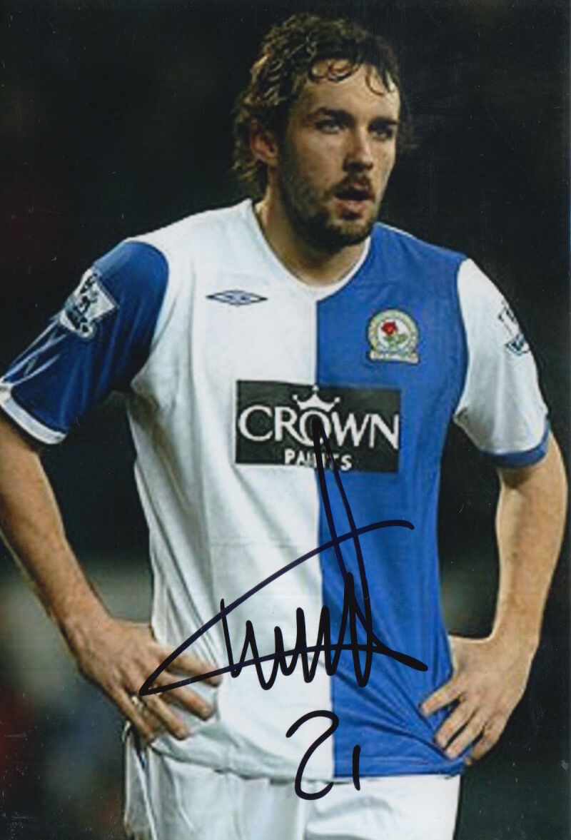 BLACKBURN ROVERS HAND SIGNED GAEL GIVET 6X4 Photo Poster painting.