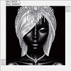Diamond Painting-DIY Crystal Rhinestone Cool Girl(Box Packaging)