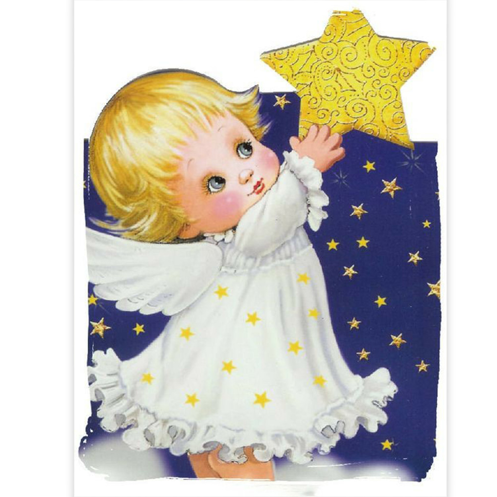 

Night Baby Girl - Round Drill Diamond Painting - 30*40CM, 501 Original