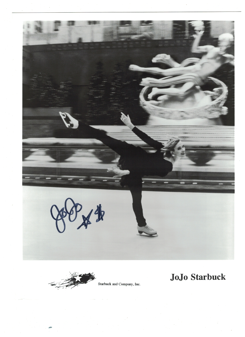 JoJo Starbuck USA Olympic Figure Skating Signed 8x10 Photo Poster painting W/Our COA