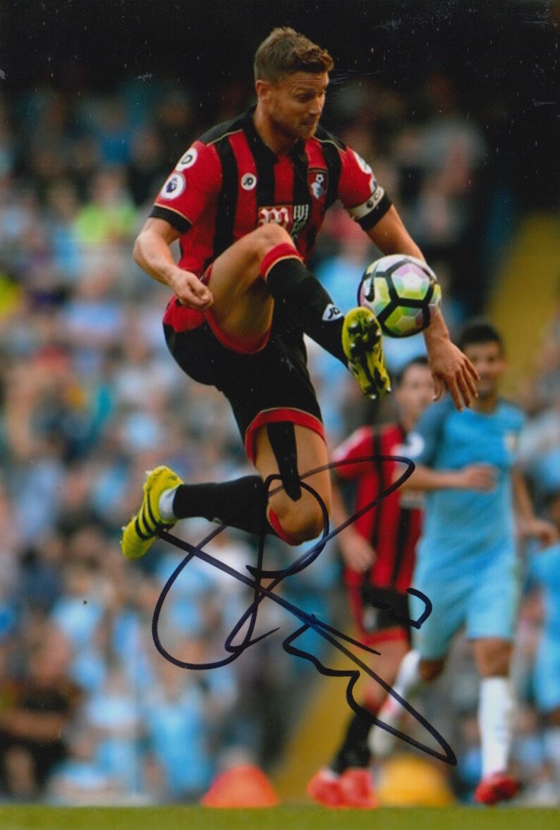 BOURNEMOUTH HAND SIGNED SIMON FRANCIS 6X4 Photo Poster painting.