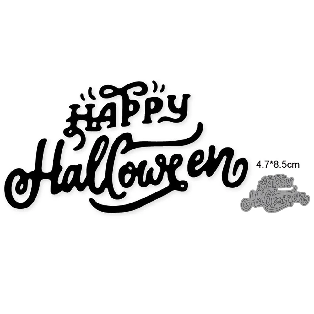 Customized Dies Halloween Bat Pumpkin Ghost Metal Cutting Dies Scrapbooking Dies For DIY Craft Paper Card Making Stencils Dies