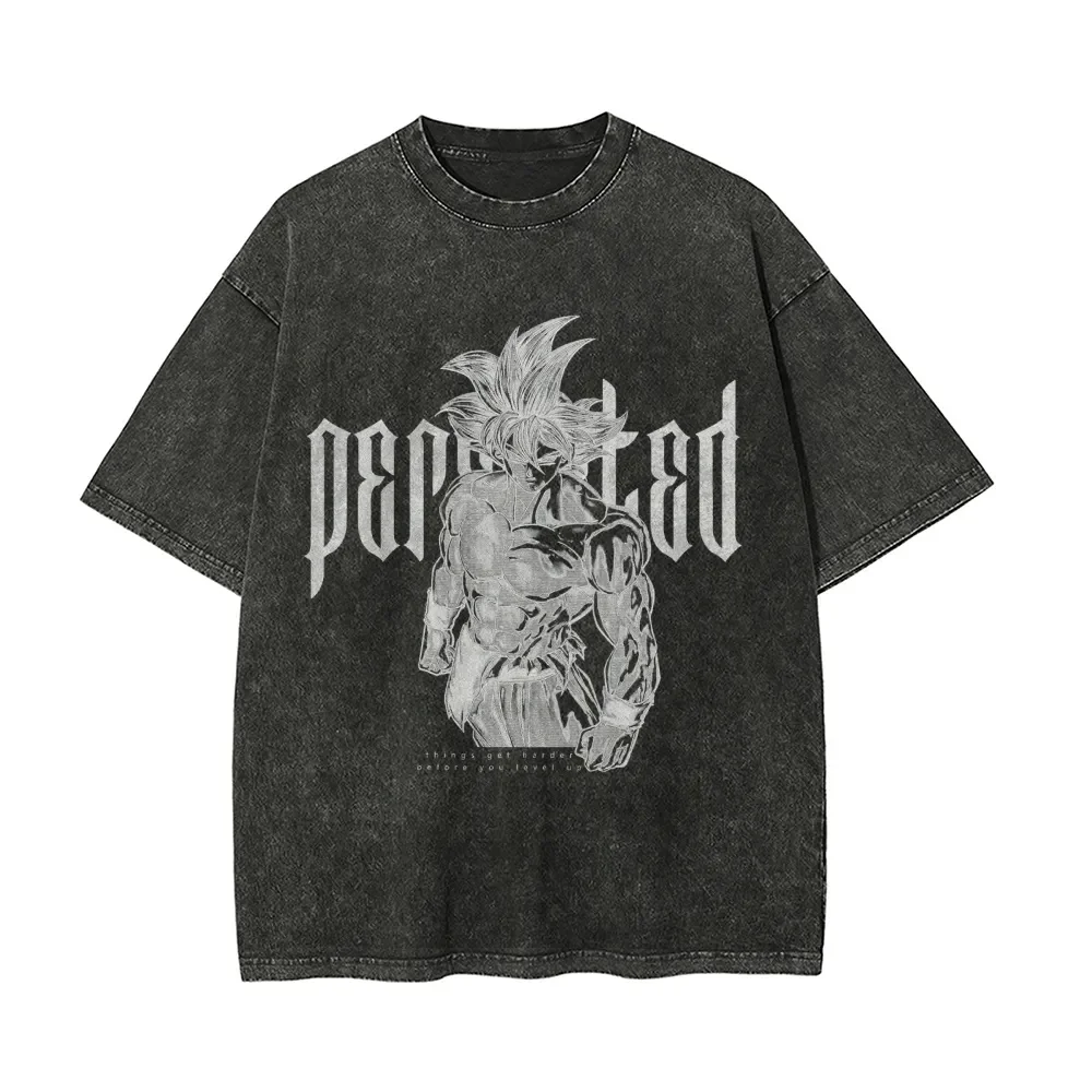 Dragon Ball Super Goku Perfected Oversize Washed T-Shirt