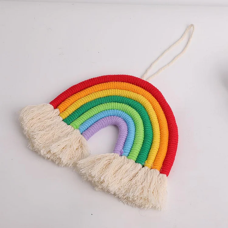 Rainbow Design Fabric Hanging Ornament