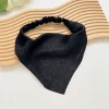 12PCS Floral Plain Polka Dot Triangle Scarf Hair Bands Set