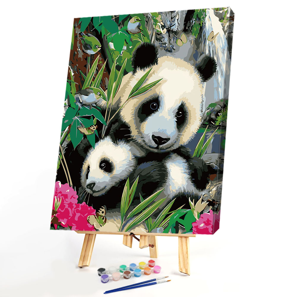 

40*50CM - Paint By Numbers - Cute Panda, 501 Original