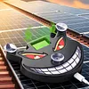 Demon Eye LED Car Window Warning Light Solar Panel Breathing Lamp
