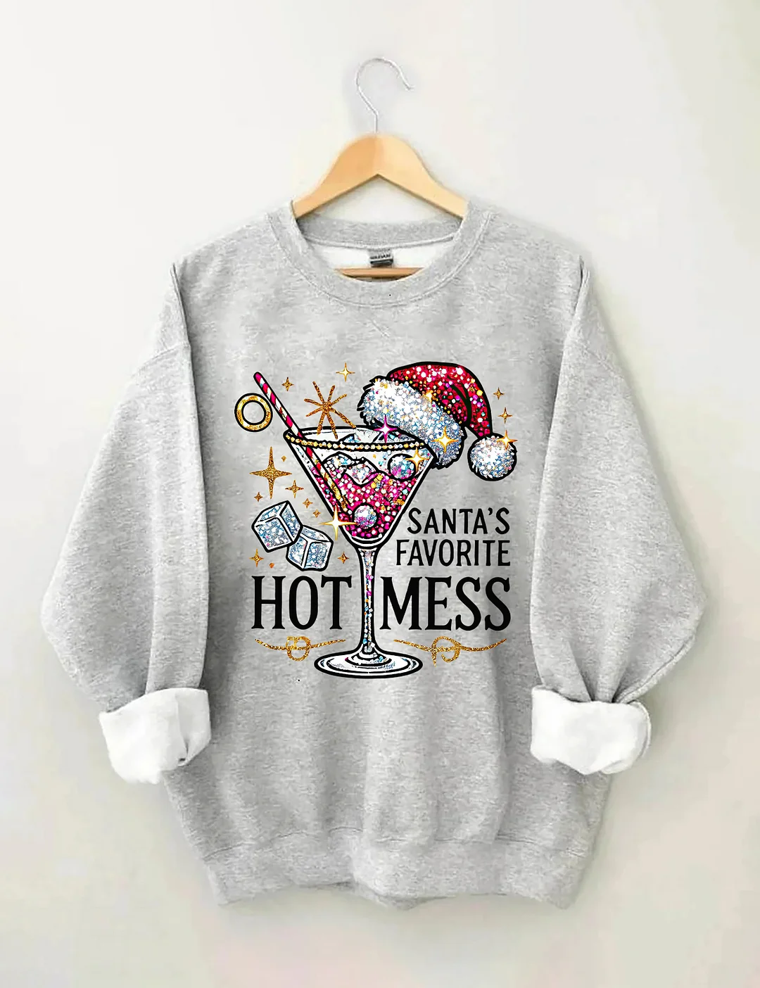 Santa's Favorite Hot Mess Sweatshirt