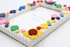 Garden DIY Building Block Photo Frame Kit,Creative Handmade Assembled Photo Frame Handmade Craft Gift Home Tabletop Display Decor