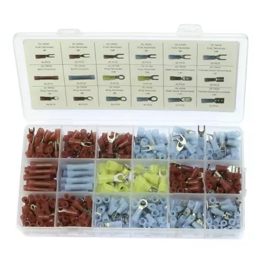 pornhint Pornhint 510 Pcs Semi Transparent Nylon Insulated Assorted Electrical Wiring Connectors New